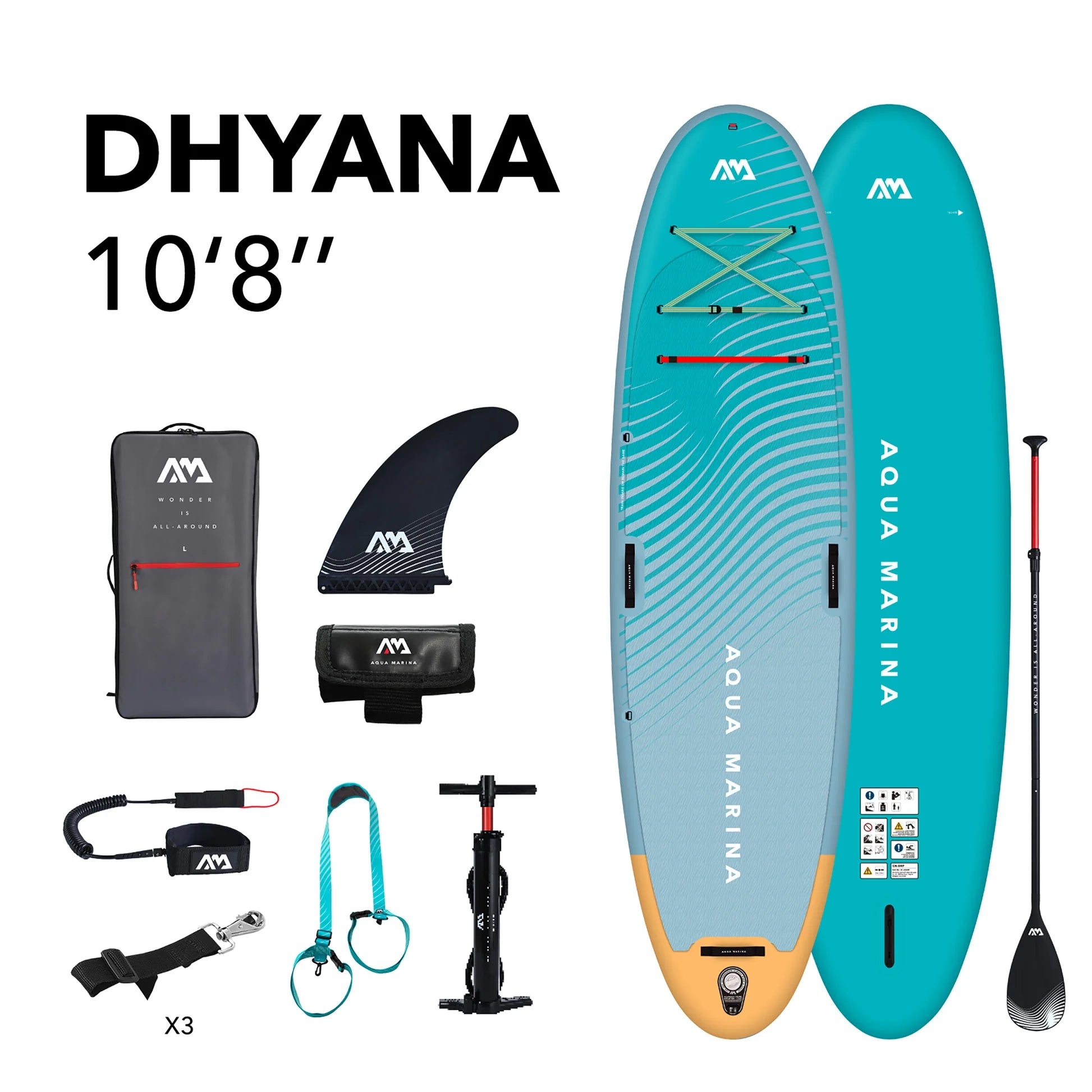 Dhyana Fitness 10' 8'' Isup - Aqua Marina – Windsurf Boardshop