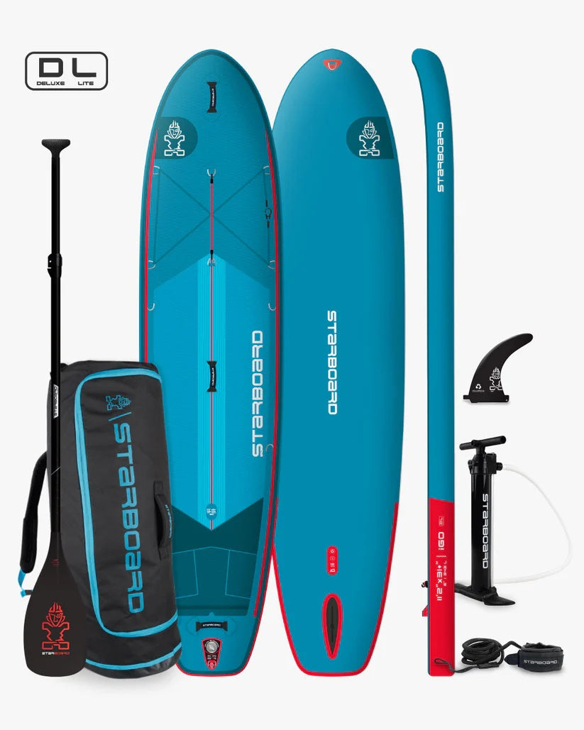STARBOARD iGO WAVE 11’2×32×4.75”DELUXE iGO 11'2'' X 31+'' Inflatable Board with Paddle - Starboard